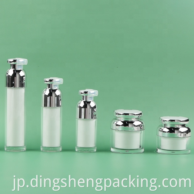 50ml Acrylic Plastic Empty lotion Containers Cosmetic airless bottle